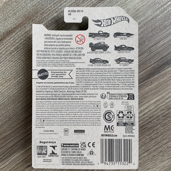 Hot Wheels 1967 Camaro Chevy 55th Anniversary Black & Yellow Series 2023 New Car - Picture 4 of 5